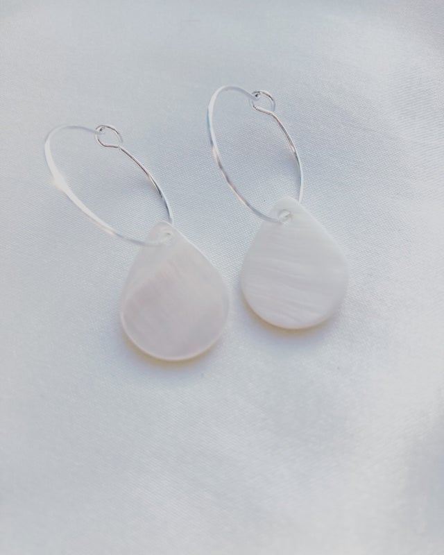Fresh water shell earrings