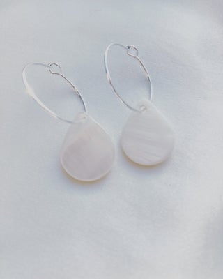Fresh water shell earrings
